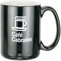 Ceramic Mugs: 15oz Two Tone El Grande Ceramic Mugs